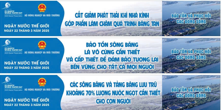 Bảo tồn các dòng sông băng để bảo vệ nguồn nước cho tương lai